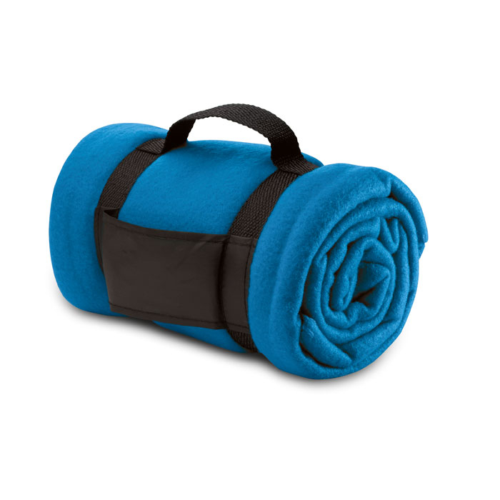 Couverture polaire publicitaire - Stavenger Bleu royal